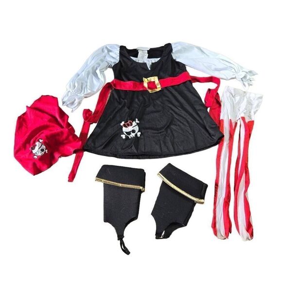California Costumes PRECIOUS LIL' PIRATE GIRLS Halloween size medium 4/6 - Picture 1 of 7